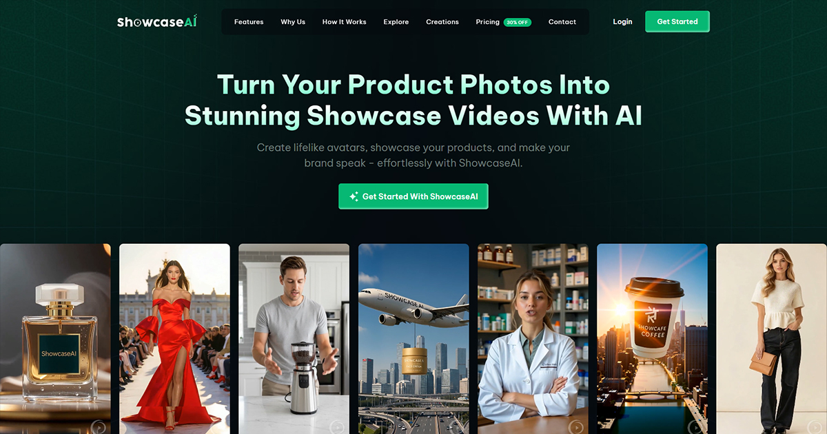 ShowcaseAI Screenshot