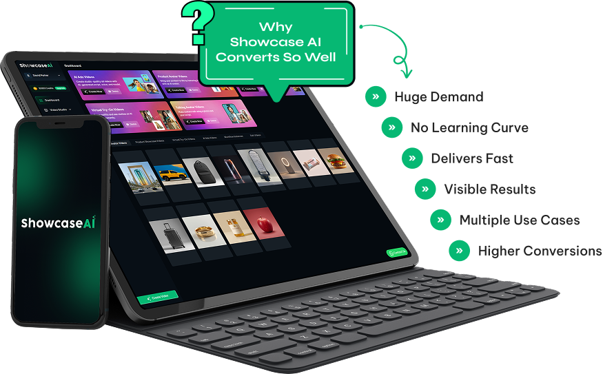 Showcase AI conversion benefits